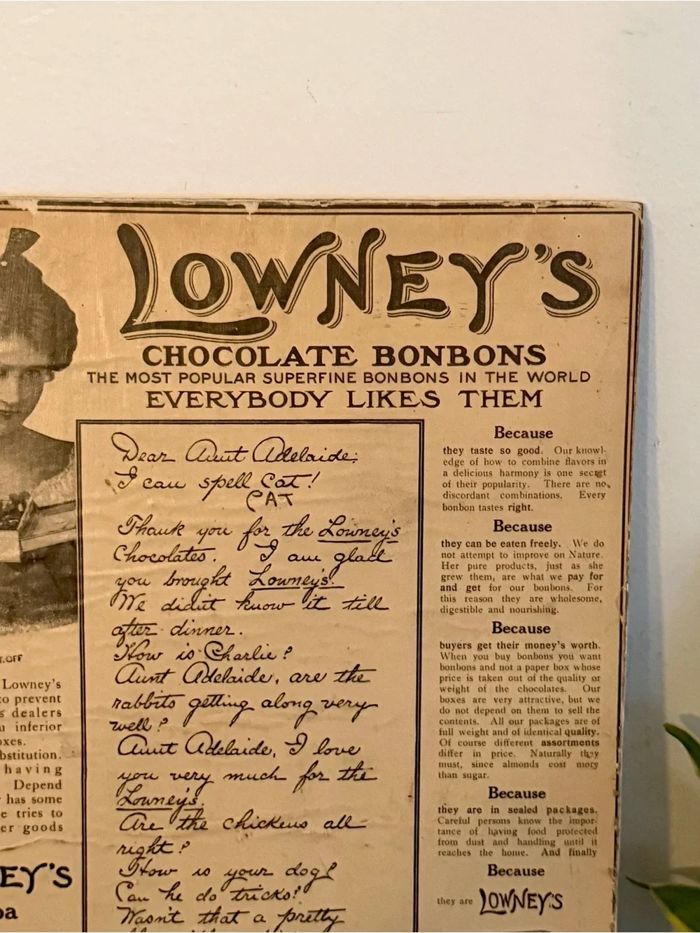 N/A vintage lowney’s